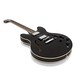 SubZero Detroit Semi Acoustic Guitar, Black