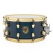 SJC Drums Tour 14'' x 7'' Snare Drum, Blue with Brass HW