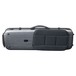 Hidersine Polycarbonate Violin Oblong Case, Brushed Silver, Cushion