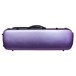 Hidersine Polycarbonate Violin Oblong Case, Brushed Purple