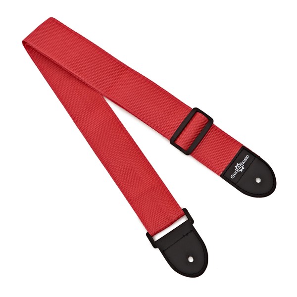 Guitar Strap by Gear4music, Red 2"