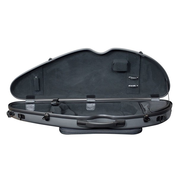 Hidersine Violin Halfmoon Case Open