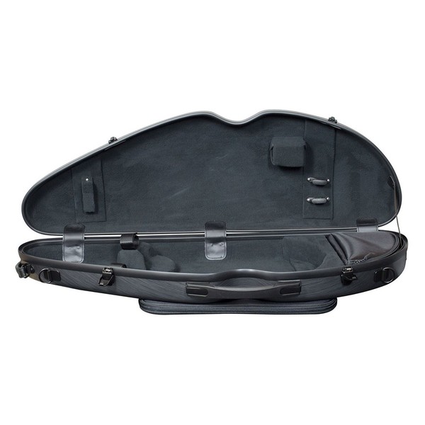 Hidersine Violin Halfmoon Case Open