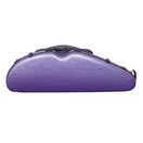 Hidersine Polycarbonate Violin Halfmoon Case, Brushed Purple