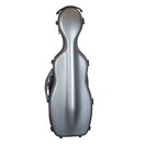 Hidersine Polycarbonate Violin Gourd Case, Brushed Silver