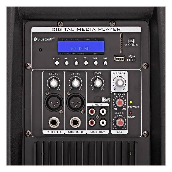SubZero 600W Active/Passive Speaker System with Digital Media Player Pack