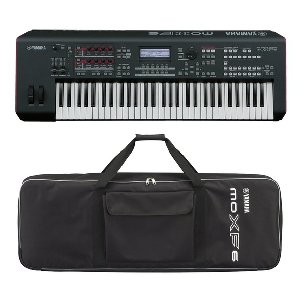 Yamaha MOXF6 Synthesizer Keyboard With Yamaha Soft Case - Bundle