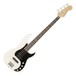 Fender American Elite P-Bass Guitar, Ebony, Olympic White