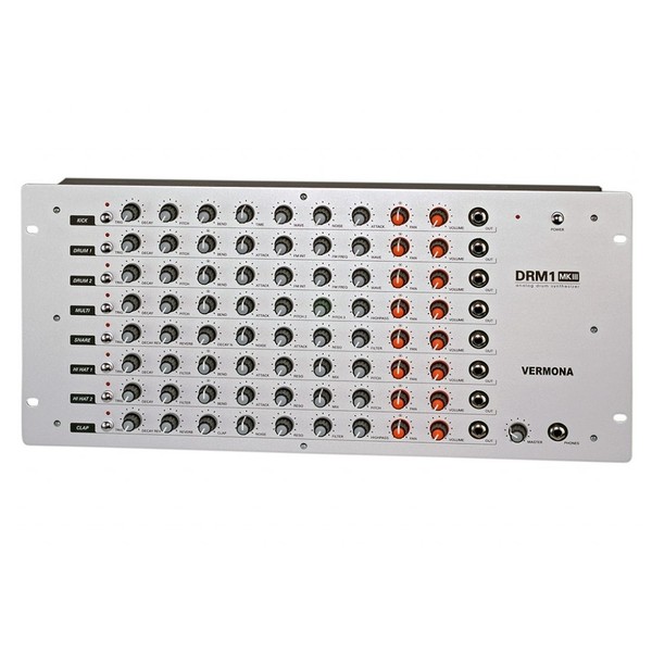 Vermona DRM1 MKIII Analog Drum machine - Angled