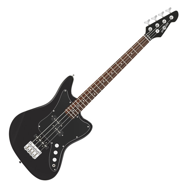 Seattle Short Scale Bass Guitar by Gear4music, Black