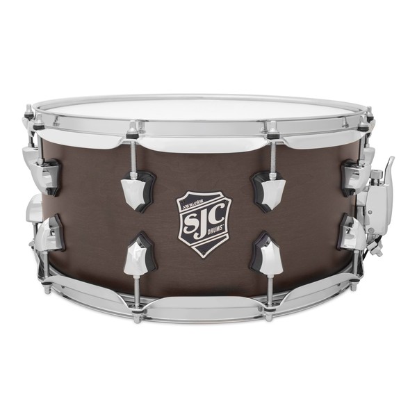 SJC Drums 14'' x 6.5'' Navigator Snare Drum, Midnight Espresso