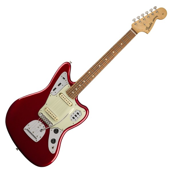 Fender Jaguar Classic Player Guitar, Pau Ferro, Candy Apple Red