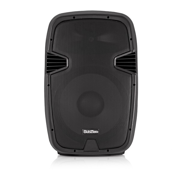 SubZero 600W 15" Speaker System with Digital Media Player and Stands