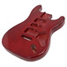 Electric Guitar Body, Transparent Red