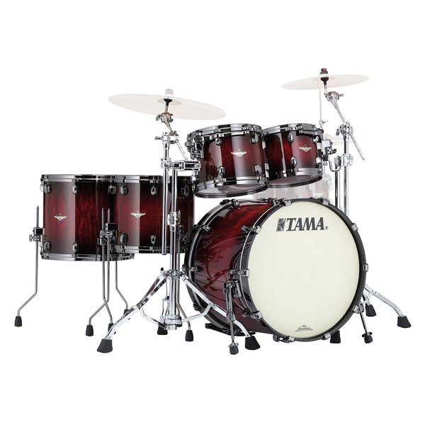 Tama Starclassic Bubinga 22'' 5pc Shell Pack, Quilted Bubinga Burst