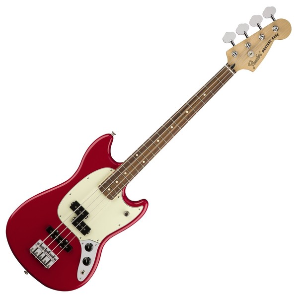 Fender Mustang Bass, Pau Ferro, Torino Red