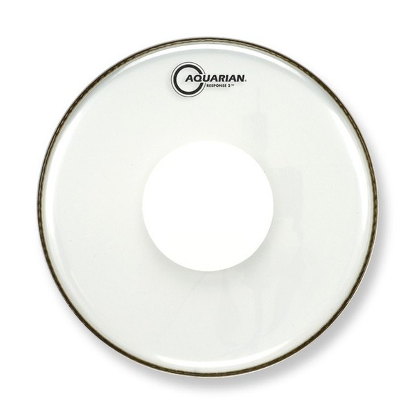 Aquarian Response 2 Two Ply 20'' Bass Drum Head with Power Dot