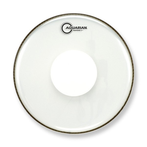 Aquarian Response 2 Two Ply 22'' Bass Drum Head with Power Dot