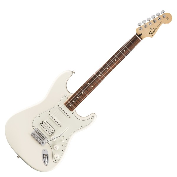 Fender Standard Stratocaster HSS Electric Guitar, Pau Ferro, Arctic White