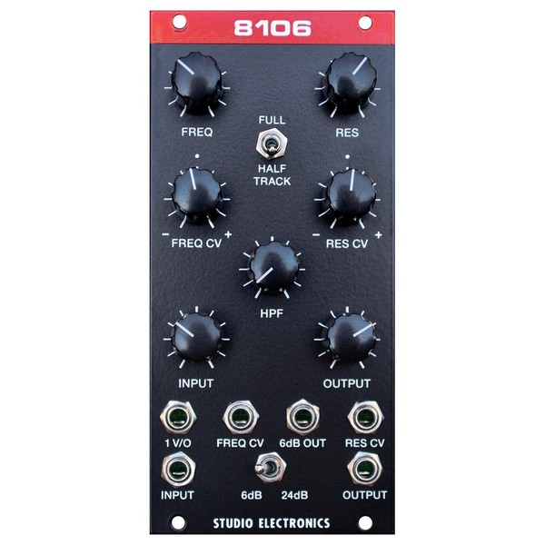 Studio Electronics 8106 Filter Module - Front