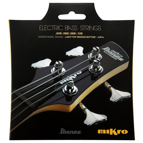 Ibanez IEBS4CMK 4 Bass Guitar Strings, For Mikro Front