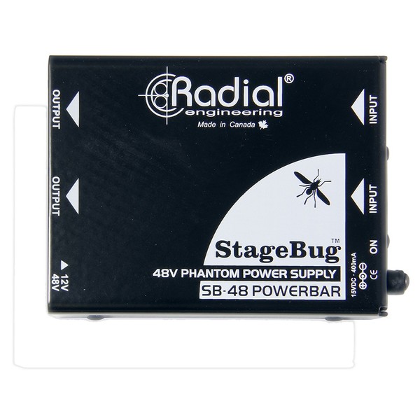 Radial StageBug SB-48 Phantom Power Supply - Box Opened