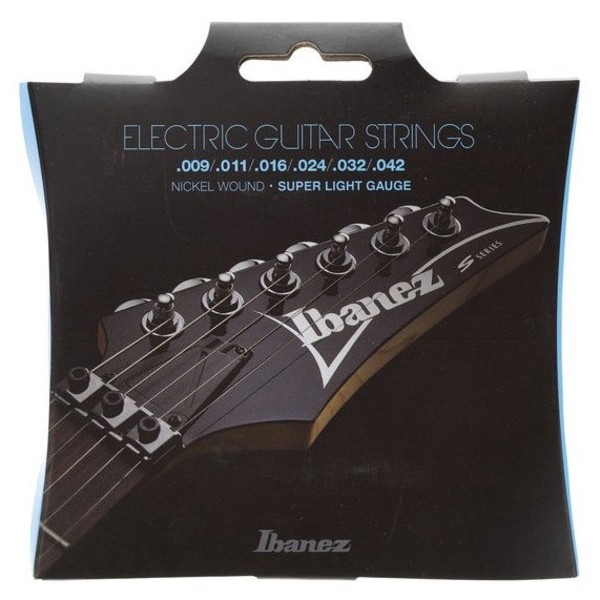 Ibanez IEGS6 6 Electric Guitar Strings, Super Light