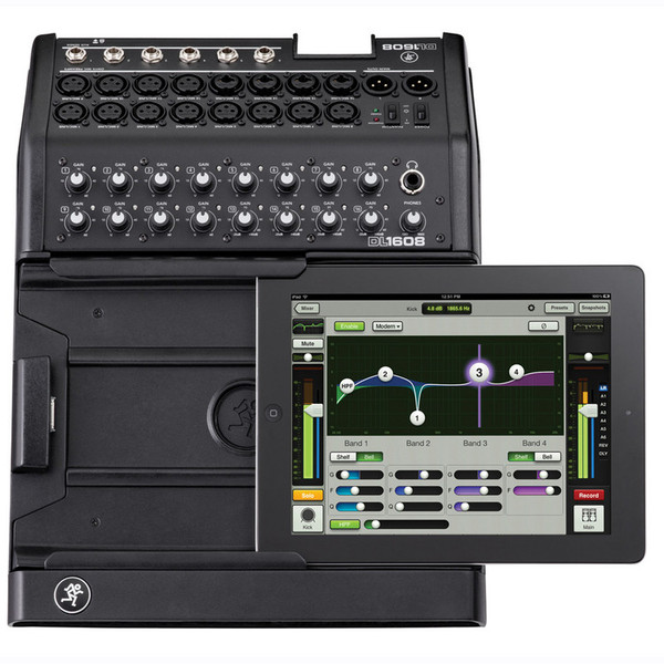 Mackie DL1608 16 Channel Digital Sound Mixer w/Lightning iPad