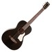 Art & Lutherie Roadhouse Parlour Acoustic Guitar, Faded Black Front