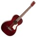 Art & Lutherie Roadhouse Parlour Acoustic Guitar, Tennessee Red Front