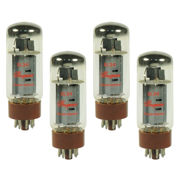 Bugera EL34 Guitar Amp Tube, Pack of 4