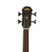 Aria FEB Fretless Electro Acoustic Bass Guitar, Light Vintage Burst