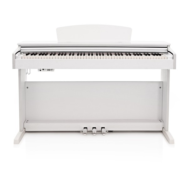 DP-10X Digital Piano by Gear4music + Piano Stool Pack, White