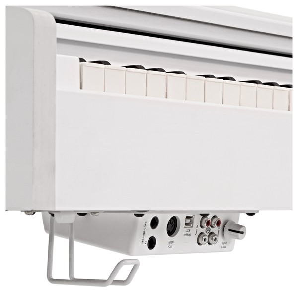 DP-10X Digital Piano by Gear4music + Piano Stool Pack, White