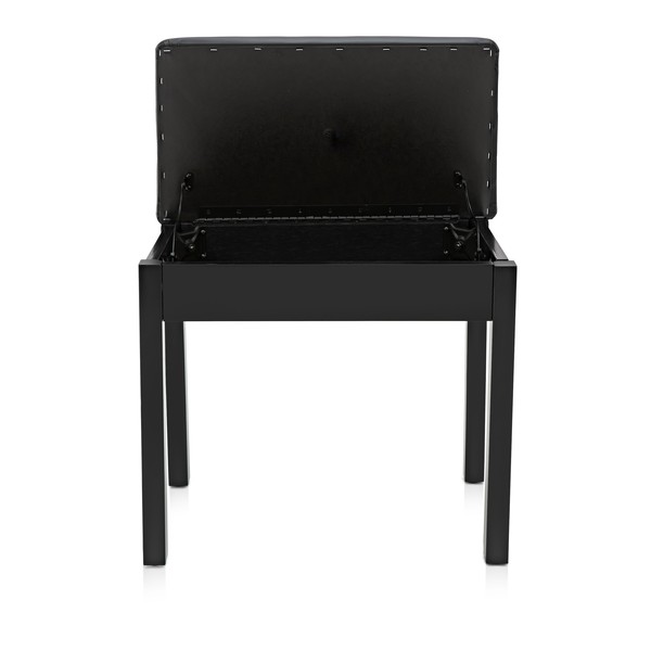 DP-10X Digital Piano by Gear4music + Piano Stool Pack, Matte Black