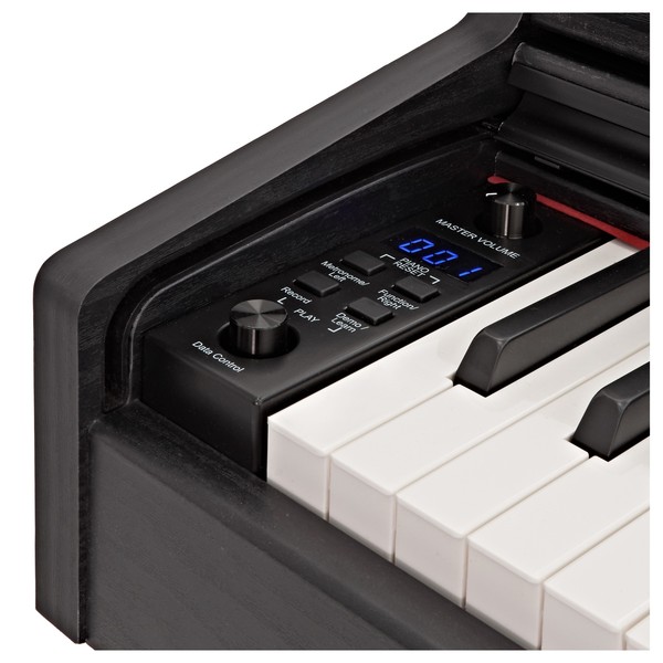 DP-10X Digital Piano by Gear4music + Piano Stool Pack, Matte Black