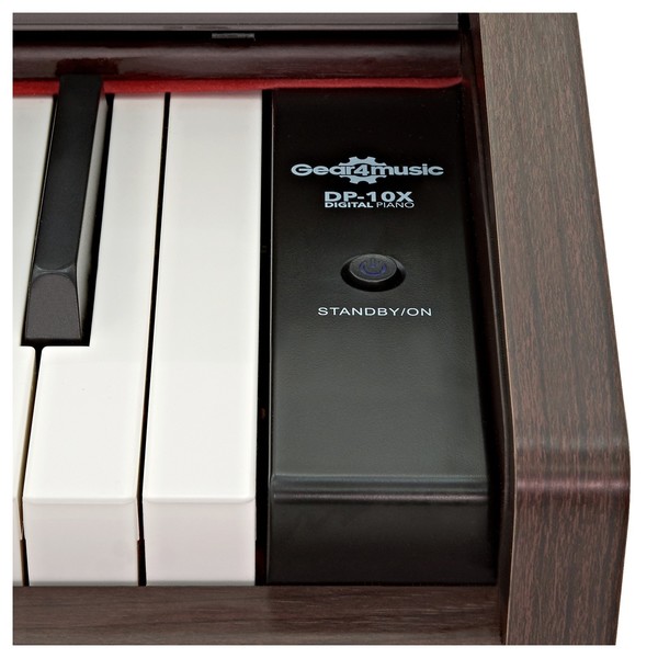 DP-10X Digital Piano by Gear4music + Piano Stool Pack, RW