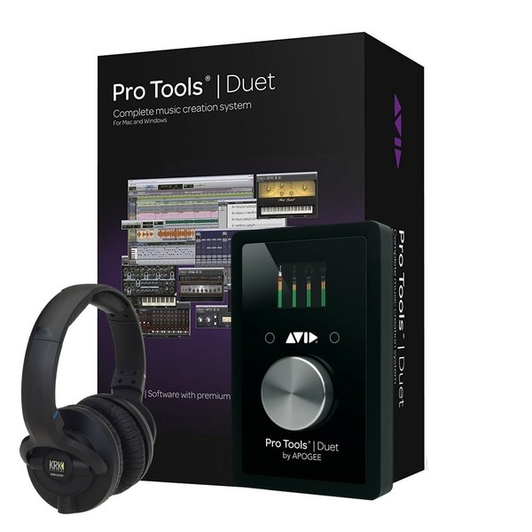 Avid Pro Tools Duet with KRK KNS 6400 Headphones - Bundle