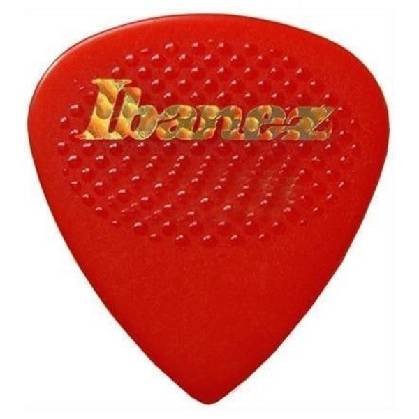 Ibanez PA16XR-RD Plectrums Rubber Grip, 1.2mm, Red, Bag Of 50 - Front