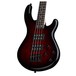 Dean Edge 2 Spalt Maple Bass Guitar, Trans Red 3