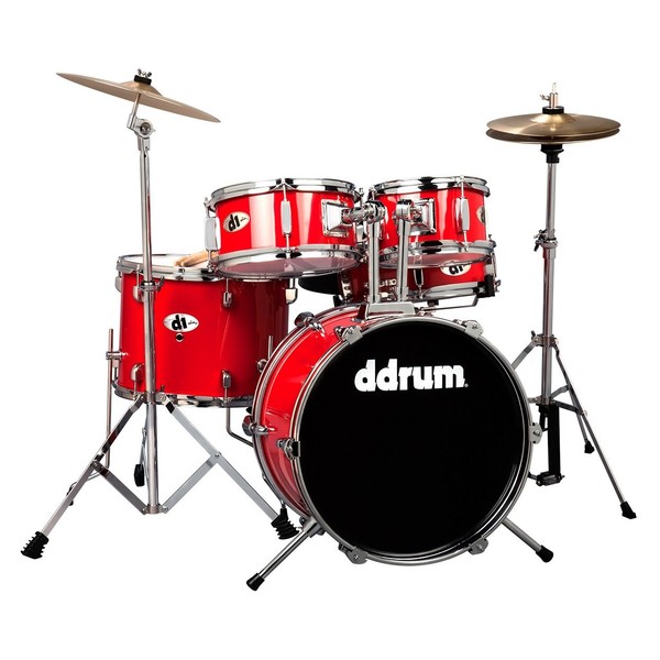 Ddrum D1 Jr - 5pc - Candy Red- Complete Kit