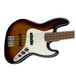 Fender Standard Jazz Bass FretLess Bass Guitar, PW, Brown Sunburst Body