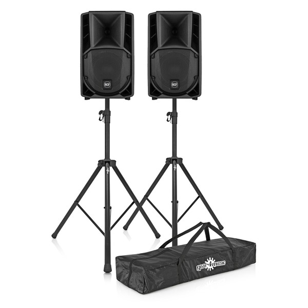 RCF ART 710-A MK4 Active Speaker Pair with Stands