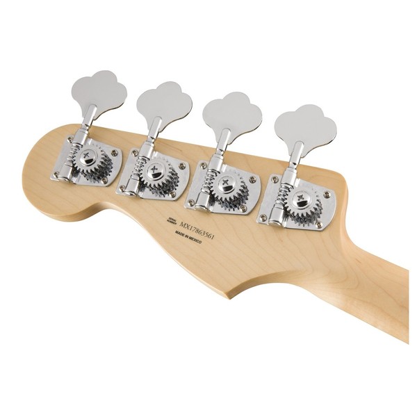 Fender Deluxe Active P Bass Special, Pau Ferro, Olympic White Headstock Back