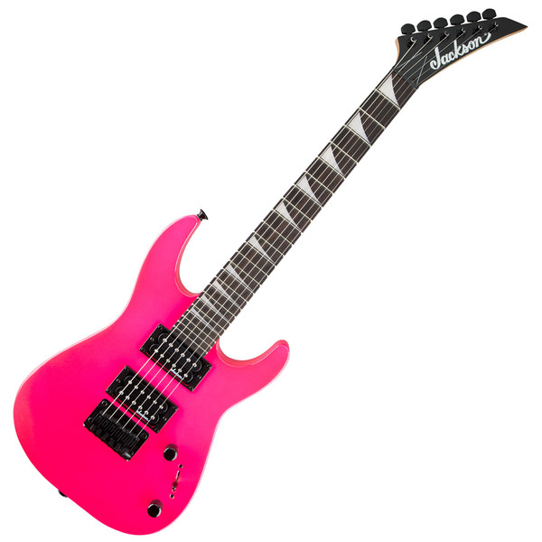 Jackson JS 1X Dinky Minion Electric Guitar,  Neon Pink