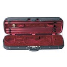 Gewa Liuteria Maestro Violin Case, Black and Burgundy