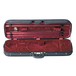 Gewa Liuteria Maestro Violin Case, Black and Burgundy