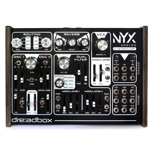 Dreadbox Nyx Analog Synthesizer - Top