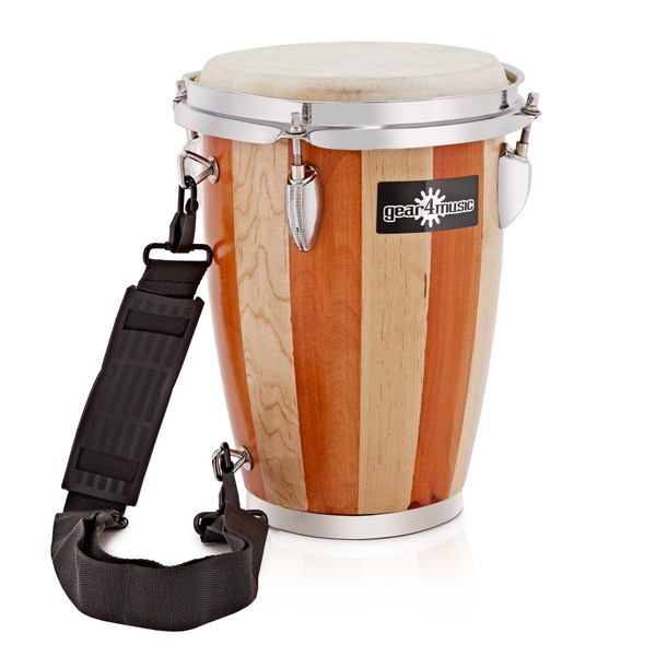 7.5" Wooden Conga with Strap