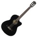 Fender CN-140SCE Acoustic Guitar, Black With Case